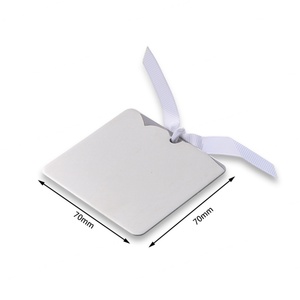 Espejo Cosmético Cuadrado de Acero Inoxidable Irrompible con Logotipo, en Oferta - Product Image 6