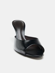 ZA2026 Nouvelle collection Printemps-Été – Escarpins noirs à talon fin, bout ouvert, à enfiler, légers, sexy, pour femme - Product Image 5