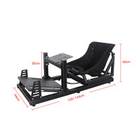 YUESHEN Racing Simulator Cockpit Acier Réglable Enfants Karting Logitech Thrustmaster Fanatec Sim Racing Game Seat
