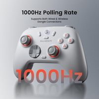 Control de Juego Inalámbrico GameSir Nova 2 Lite de Alta Calidad con Frecuencia de Sondeo de 1000Hz y Baja Latencia para PC, iOS, Android y Switch