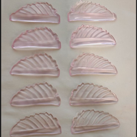 Pads de rehaussement de cils en silicone adhésif sans colle, type gelée, pour lamination et permanente des cils, 5 paires