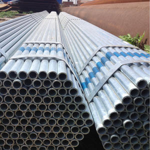 Tubo Redondo de Acero al Carbono Soldado, Galvanizado en Caliente, ASTM A53, Diámetro Exterior 50mm, Grosor 4mm, Longitud 6m - Product Image 1