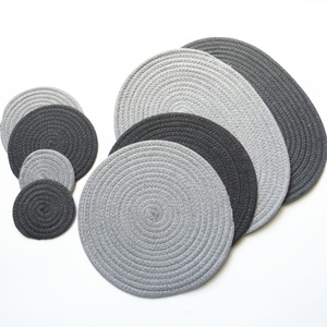 Tischdecke Matte Japan Stil gewebte runde Tisch matte für Esstisch akzeptieren benutzer definierte - Product Image 5