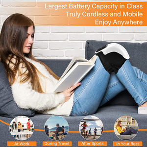 Masajeador de rodilla de fisioterapia eléctrico inteligente con alivio del dolor de calor, tratamiento articular de artritis y máquina de masaje de rodilla con compresa caliente - Product Image 5