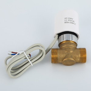 Válvula de Control Termostática de Latón Resistente a la Corrosión DN15/DN20/DN25 con Rosca Interna, Válvula de Calefacción por Suelo Radiante Unidireccional Duradera - Product Image 1