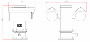 4MP 32-fach Optischer Zoom Explosionsgeschützte Infrarot-PTZ-Wischkamera für den Außenbereich - Product Image 2