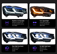 Nouveaux phares LED DRL bleus en gros pour BMW X3 F25 2010-2017, ensemble de projecteurs étanche IP67, 8000 lumens, Plug & Play