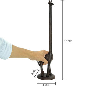 Porte-<span class=keywords><strong>rouleau</strong></span> <span class=keywords><strong>de</strong></span> <span class=keywords><strong>papier</strong></span> <span class=keywords><strong>en</strong></span> fonte <span class=keywords><strong>en</strong></span> forme <span class=keywords><strong>de</strong></span> girafe, support <span class=keywords><strong>de</strong></span> <span class=keywords><strong>papier</strong></span> absorbant pour chambre, salle <span class=keywords><strong>de</strong></span> bain, cuisine, bureau, décoration, cadeaux - Product Image 6