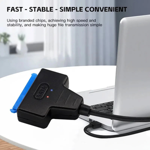 ชนิด <span class=keywords><strong>C</strong></span> เป็น SATA สนับสนุน2.5นิ้วภายนอก HDD SSD ฮาร์ดไดรฟ์อะแดปเตอร์สายเคเบิลเชื่อมต่อคอมพิวเตอร์แปลง - Product Image 3