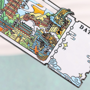 Tùy Chỉnh Anime Dễ Thương Kim Loại Sáng Bóng Tủ Lạnh Nam Châm Cá Nhân Logo Thủ Công Kim Loại Với Thấp Tối Thiểu Số Lượng Đặt Hàng Trượt Thiết Kế - Product Image 2