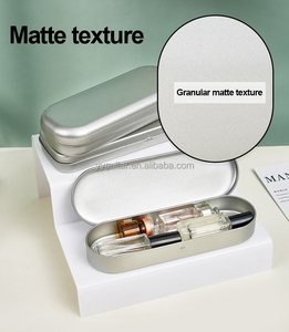 Eco-Friendly <strong>Rectangular</strong> Makeup Brushes Organizer <strong>Box</strong> Stationery Nail Clipper Nipper Storage Mini Metal <strong>Tin</strong> <strong>Box</strong> with Hinged <strong>Lid</strong> - Product Image 6