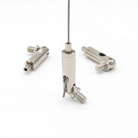 Pince de système de suspension de câble métallique à filetage mâle M8 pour câble en acier