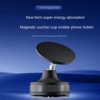 Nouveau support de téléphone portable universel pour bureau à domicile, adsorption stable, ventouse, écran de téléphone portable, support magnétique pour voiture sans batterie