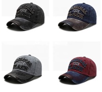 Casquette de baseball ajustable avec logo brodé 3D, en coton délavé, style vintage, pour papa, protection solaire, sport, vente