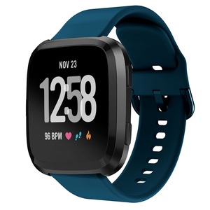 Bracelet de remplacement en silicone souple avec boucle ardillon colorée pour <span class=keywords><strong>montre</strong></span> <span class=keywords><strong>Versa</strong></span>/Vesa 2/<span class=keywords><strong>Versa</strong></span> <span class=keywords><strong>Lite</strong></span> - Product Image 2