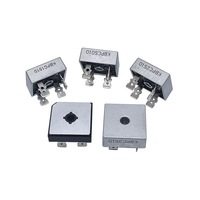 KBPC5010 Monofásico 50A 1000V Puente rectificador Cuadrado 1510 2510 3510 Pila Componentes electrónicos