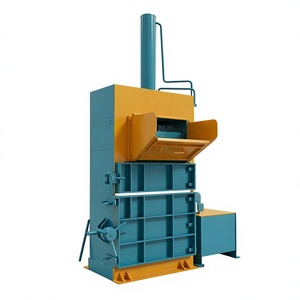 Presse à balles hydraulique automatique pour déchets industriels, équipement de recyclage pour film plastique - Product Image 1