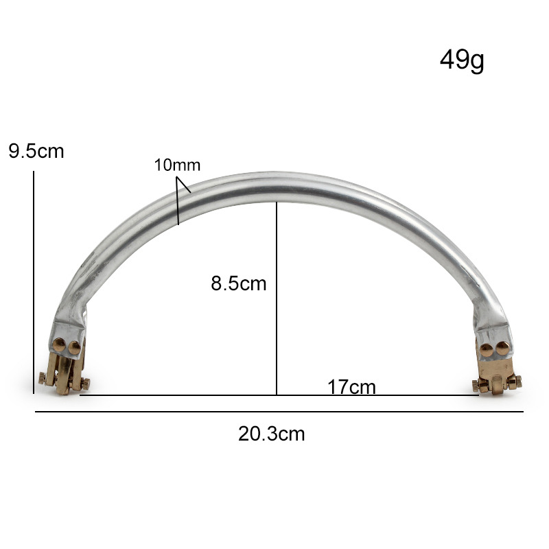 Bent aluminum tube