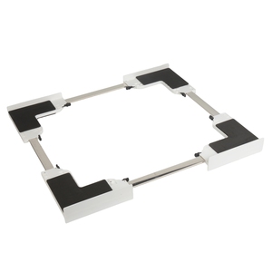 Kit universel de superposition pour lave-linge et sèche-linge avec construction métallique robuste pour utilisation en buanderie domestique - Product Image 1
