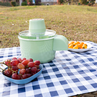 Best verkochte Unisweet IHCH-26213-2 plastic druivenpeller, volautomatisch, draagbaar, elektrische fruit- en groentedispenser voor thuisgebruik