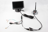 Caméra de recul de voiture HD sans fil étanche Émetteur et récepteur sans fil 24G pour AHD Cam