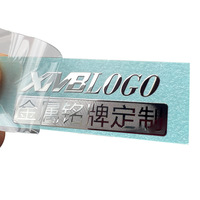 Pegatinas de logotipo 3D hechas a medida, varios colores, nombres, corte láser, letras divididas tridimensionales, marcas comerciales, etiquetas de embalaje