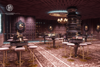Luxe Disco Bar Design Discothèque Section VIP Sièges Meubles Dance Club Lounge Canapé et Booth à vendre
