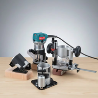 Kit de dégauchisseuse électrique industrielle ER8-750 1-1/4 HP 8mm/6mm pour la menuiserie, le fraisage et le travail du bois