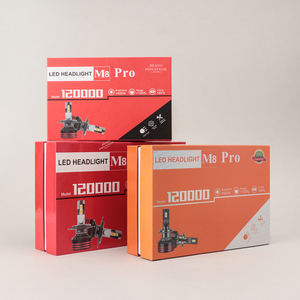 Boîte en carton personnalisée pour phares de voiture à LED avec insert en mousse, prix de gros d'usine, service de conception gratuit - Product Image 2