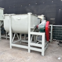 Malaxeur à ruban horizontal électrique à induction pour ciment, sable, poudre sèche, 2 tonnes, 3 tonnes, 5 tonnes, 6 tonnes