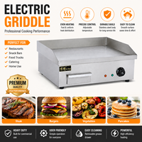 Plancha Eléctrica de Gran Superficie, Parrilla Plana de Alta Resistencia para Cocina Comercial y Servicios de Catering