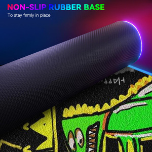 FLAME SNAKE Street Graffiti Art Series RGB Gaming Muismat USB-C Oplader 300x800mm Groot Formaat Waterbestendig Op voorraad - Product Image 3
