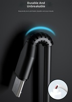 Câble de charge rapide USB C Type C 2 en 1 avec logo personnalisé OEM ODM, cordon de chargeur PV pour téléphones portables Xiaomi Samsung Andriod