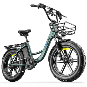 Bicicleta eléctrica de 20 pulgadas con neumáticos gruesos, 250W, 48V13Ah, para desplazamientos, con desbloqueo NFC, frenos hidráulicos, Shimano 7 velocidades, para adultos. - Product Image 5