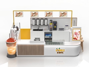 การออกแบบใหม่ล่าสุดในร่มโต๊ะกาแฟเคาน์เตอร์คาเฟ่ที่ทันสมัยการออกแบบตู้กาแฟขนาดเล็ก - Product Image 6