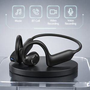 Audífonos Inteligentes Deportivos E12 2026 con Cámara de 8MP, Asistente de Voz con IA, Traducción, Micrófono con Cancelación de Ruido, Audífonos Inteligentes para Hombre - Product Image 1