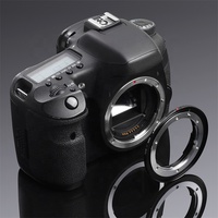 Monture d'objectif AI-EOS en aluminium argenté pour objectif Nikon F AI Ai-S vers appareil photo Canon EOS 1DS Mark II III IV 1DX 1DC 5D 5D Mark II II 7D