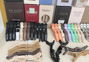 Pinzas de Plástico al por Mayor para el Cabello, Diseño de Doble Bisagra, para Salón de Belleza y Peluquería, Horquillas, Pinzas de Cocodrilo - Product Image 6