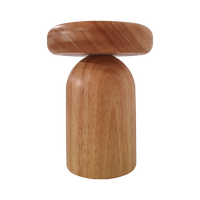 Lampe de table moderne en bois avec LED RGB à intensité variable, sans fil, rechargeable, portable, température de couleur 2700K-6000K, 50000