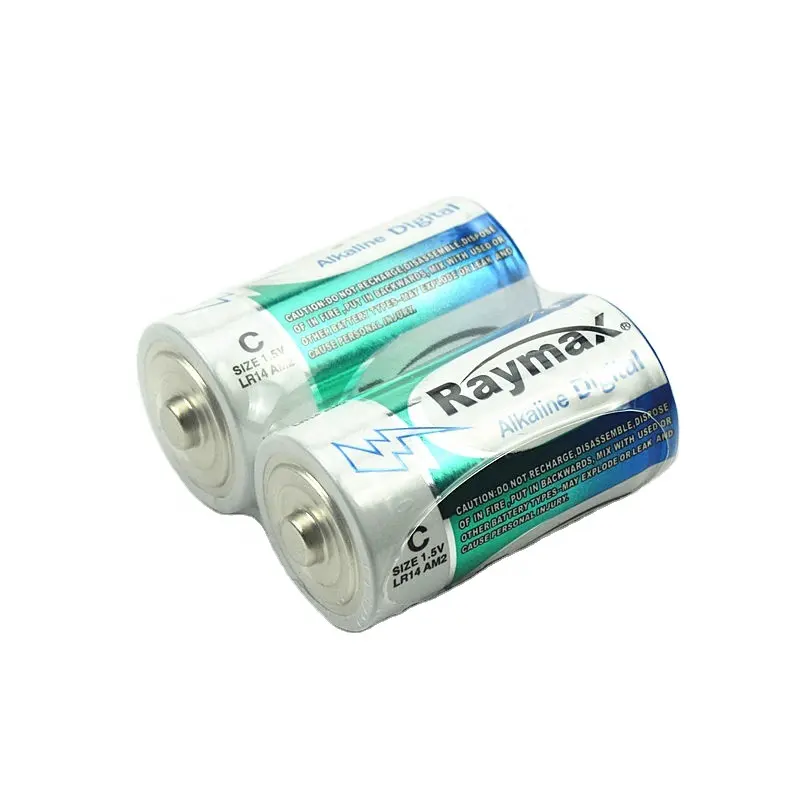 Raymax की आपूर्ति मजबूत शक्ति LR14 सी के लिए 1.5V डिजिटल क्षारीय सूखी बैटरी batterie डिजिटल डिवाइस