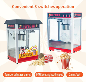 Máquina de Palomitas de Maíz de Alta Resistencia, Máquina Industrial <span class=keywords><strong>para</strong></span> Hacer Palomitas de Maíz de Alto Rendimiento <span class=keywords><strong>para</strong></span> Puestos de Comida, Carnavales y Servicios de Catering - Product Image 1