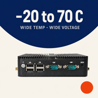 Mini PC industriel YCT sans ventilateur J4125 double carte réseau intégré pour VGA 2 ports COM RS232 large plage de tension châssis en alliage automatisation industrielle