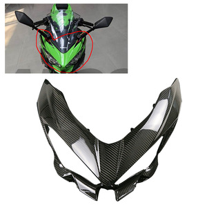 Per Kawasaki Ninja 400, copertura faro modificata in fibra di carbonio Prereg per <span class=keywords><strong>moto</strong></span>, modello 2018 - Product Image 2