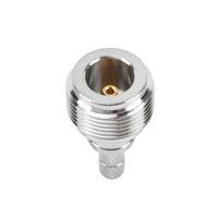 Connecteur femelle de type N IEC 61169-16 N-K7D pour câble LMR400 RG8 RG213, assemblage de câbles, connecteur RF de communication, fabricant OEM