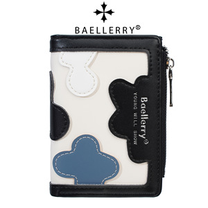 กระเป๋าสตางค์สั้นผู้หญิง Baellerry กระเป๋าใส่เหรียญ PU ขนาดเล็กพร้อมซิปและช่องใส่บัตรสำหรับใช้ในชีวิตประจำวัน - Product Image 4