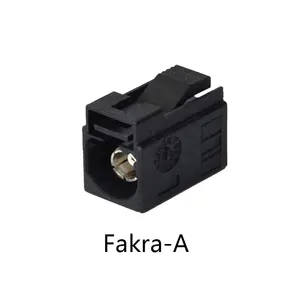 Rf Connector Fakra A C D Right Angle Plug Pcb Mount For Car Gps Telematics Or Navigation System Antenna Aerial Socket