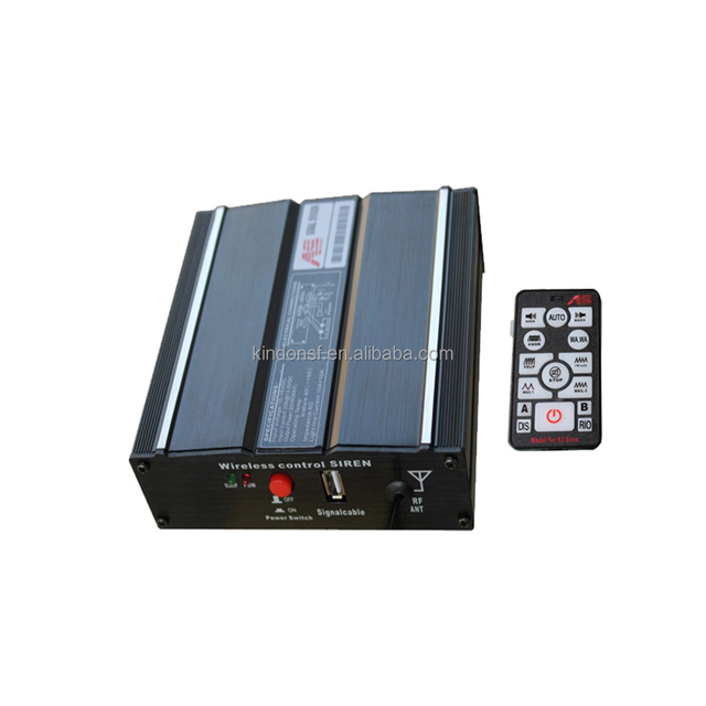 Wireless Controlled Electronic Car Siren 100W 200W 300W Alarm System AS7200E