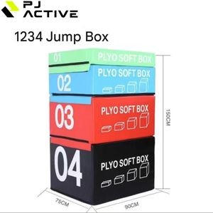 Pinjian <span class=keywords><strong>PRIMAL</strong></span> Strength 4-in-1โฟมนุ่ม plyo กล่องยิมนาสติกกระโดดออกกำลังกาย - Product Image 3