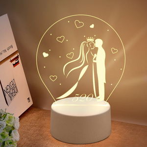 Lámpara TIGERGOODS 3D LED de Lujo <span class=keywords><strong>para</strong></span> Bebés, Lámpara Nocturna Acrílica Recargable por USB, Lámpara Decorativa <span class=keywords><strong>para</strong></span> Habitación, Regalo <span class=keywords><strong>para</strong></span> el Día de la Madre <span class=keywords><strong>2023</strong></span> - Product Image 1
