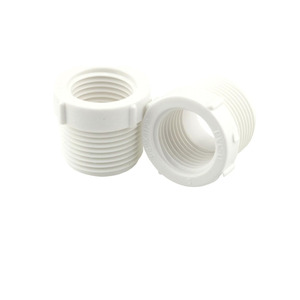 Douille de réducteur <span class=keywords><strong>en</strong></span> PVC personnalisée de 1 "à 3/4"-filetage mâle à filetage femelle adaptateur de <span class=keywords><strong>tuyau</strong></span> Pvc Double adaptateur mâle 20mm prise Pvc mâle - Product Image 5